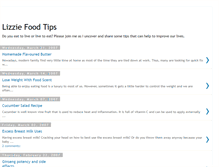 Tablet Screenshot of lizzie-food-tips.blogspot.com