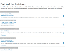 Tablet Screenshot of biblefeet.blogspot.com