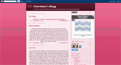 Desktop Screenshot of cherridwensblogg.blogspot.com