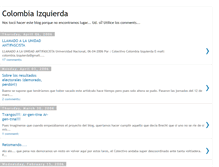 Tablet Screenshot of colombiaizquierda.blogspot.com