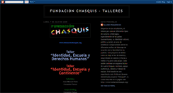 Desktop Screenshot of fundacionchasquis.blogspot.com