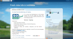 Desktop Screenshot of idfreshjobs.blogspot.com