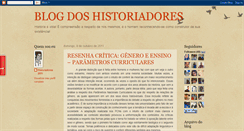 Desktop Screenshot of bloghistoriadores.blogspot.com