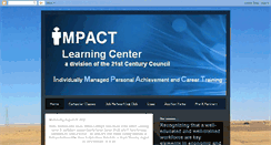 Desktop Screenshot of impactlearningcenter21.blogspot.com