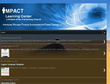 Tablet Screenshot of impactlearningcenter21.blogspot.com
