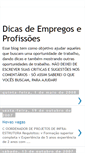 Mobile Screenshot of dicasdeempregoeprofissoes.blogspot.com