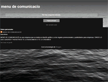 Tablet Screenshot of menudecomunicacio.blogspot.com