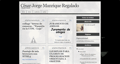 Desktop Screenshot of cesarmanriquer.blogspot.com