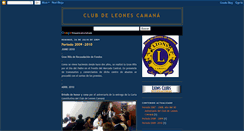 Desktop Screenshot of clubdeleonescamana.blogspot.com