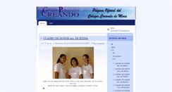 Desktop Screenshot of colegiocreando.blogspot.com