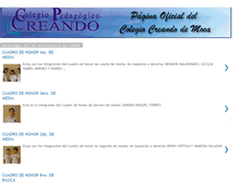 Tablet Screenshot of colegiocreando.blogspot.com