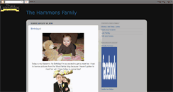 Desktop Screenshot of hothammonsfamily.blogspot.com