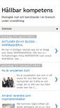 Mobile Screenshot of hallbarkompetens.blogspot.com