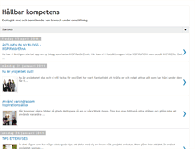 Tablet Screenshot of hallbarkompetens.blogspot.com