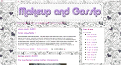 Desktop Screenshot of makeupandgossip.blogspot.com