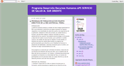 Desktop Screenshot of desarrollorecursohumanoaps.blogspot.com