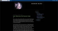 Desktop Screenshot of miikkanblogi.blogspot.com