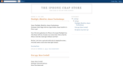 Desktop Screenshot of iphonecrapstore.blogspot.com