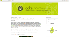 Desktop Screenshot of oaksandacornsphotography.blogspot.com