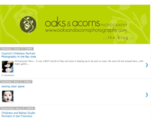 Tablet Screenshot of oaksandacornsphotography.blogspot.com