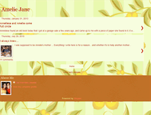 Tablet Screenshot of ameliejanem.blogspot.com