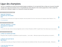 Tablet Screenshot of ligue-des-champions-fr.blogspot.com