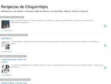 Tablet Screenshot of chiquirritipis.blogspot.com