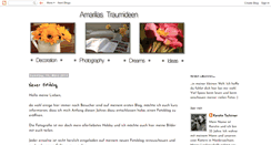Desktop Screenshot of amarilias-traumideen.blogspot.com