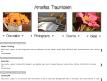 Tablet Screenshot of amarilias-traumideen.blogspot.com