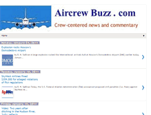 Tablet Screenshot of aircrewbuzz.blogspot.com