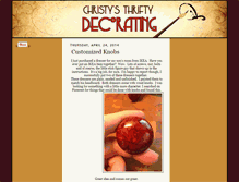 Tablet Screenshot of christys-thriftydecorating.blogspot.com