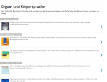 Tablet Screenshot of organsprache.blogspot.com