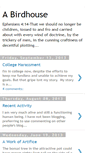 Mobile Screenshot of abirdhouse.blogspot.com