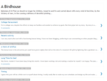 Tablet Screenshot of abirdhouse.blogspot.com