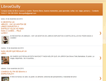 Tablet Screenshot of librosguilly.blogspot.com