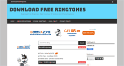 Desktop Screenshot of downloadfreeringtones.blogspot.com