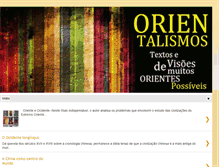 Tablet Screenshot of orientika.blogspot.com