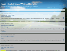 Tablet Screenshot of case-study-essay-writing-samples.blogspot.com