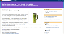 Desktop Screenshot of bizpenpromotionals.blogspot.com