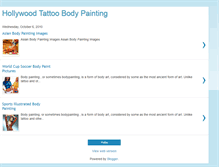 Tablet Screenshot of hollywoodtattoobodypainting.blogspot.com