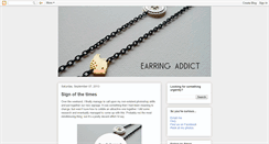 Desktop Screenshot of earringaddict.blogspot.com