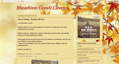 Desktop Screenshot of ministeriogoretioliveira.blogspot.com