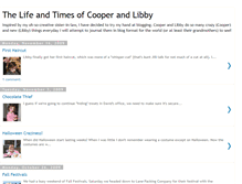 Tablet Screenshot of cooperandlibby.blogspot.com