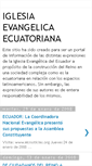 Mobile Screenshot of iglesiaevangelicaecuatoriana.blogspot.com