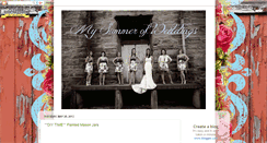 Desktop Screenshot of mysummerofweddings.blogspot.com