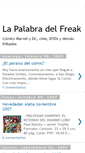 Mobile Screenshot of lapalabradelfreak.blogspot.com