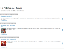 Tablet Screenshot of lapalabradelfreak.blogspot.com