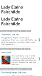 Mobile Screenshot of ladyelainefairchilde.blogspot.com