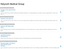 Tablet Screenshot of holywellmedicalgroup.blogspot.com