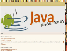 Tablet Screenshot of javamadeasy.blogspot.com